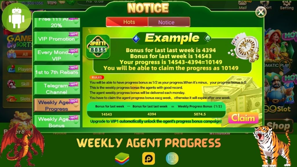 3 Patti Boss Refer and earn