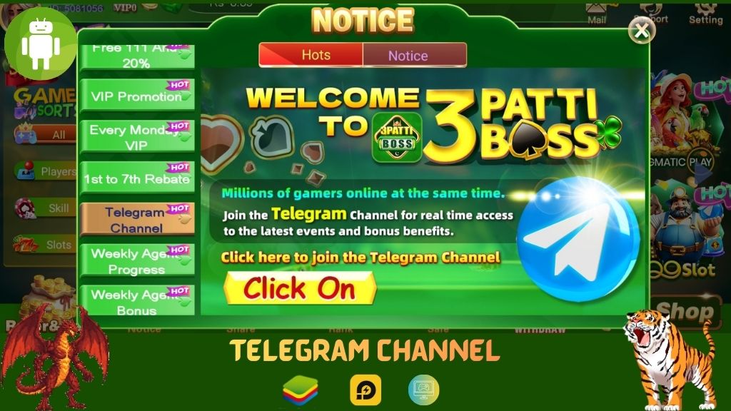 3 Patti Boss Referral bonus