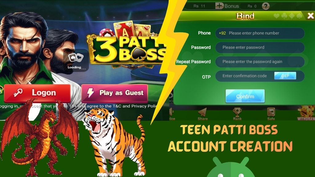 3PATTI BOSS ACCOUNT CREATION