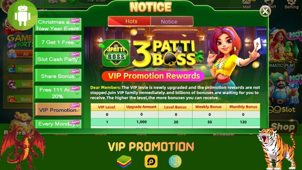 Boss teen patti Referral commission