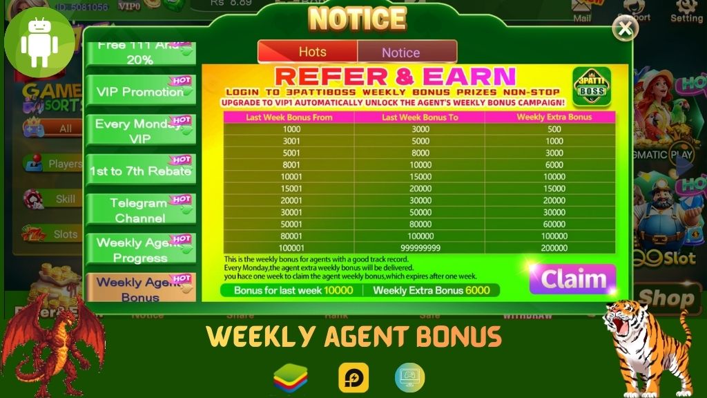 Boss teen patti Referral