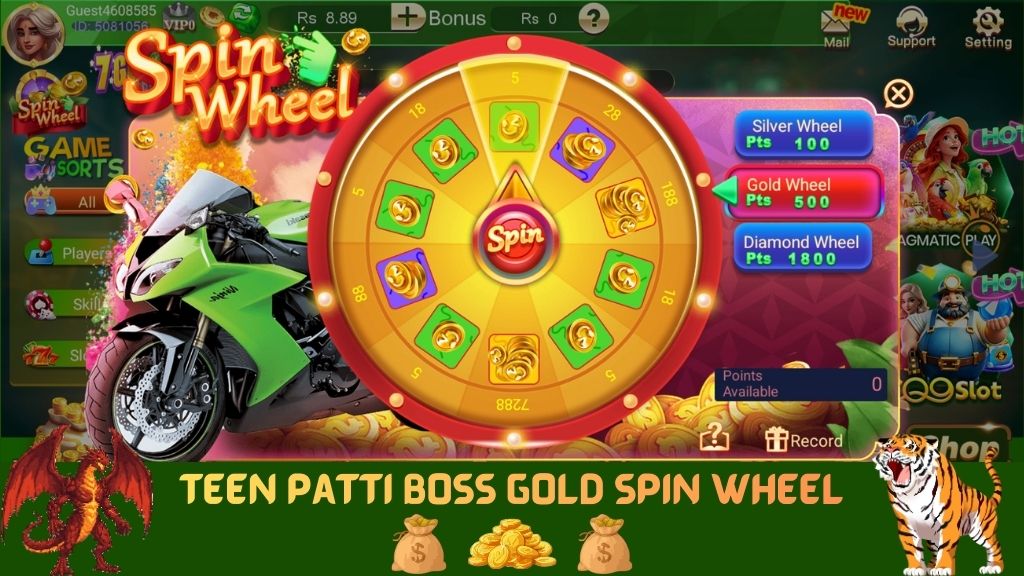 teen patti boss silver spin wheel
