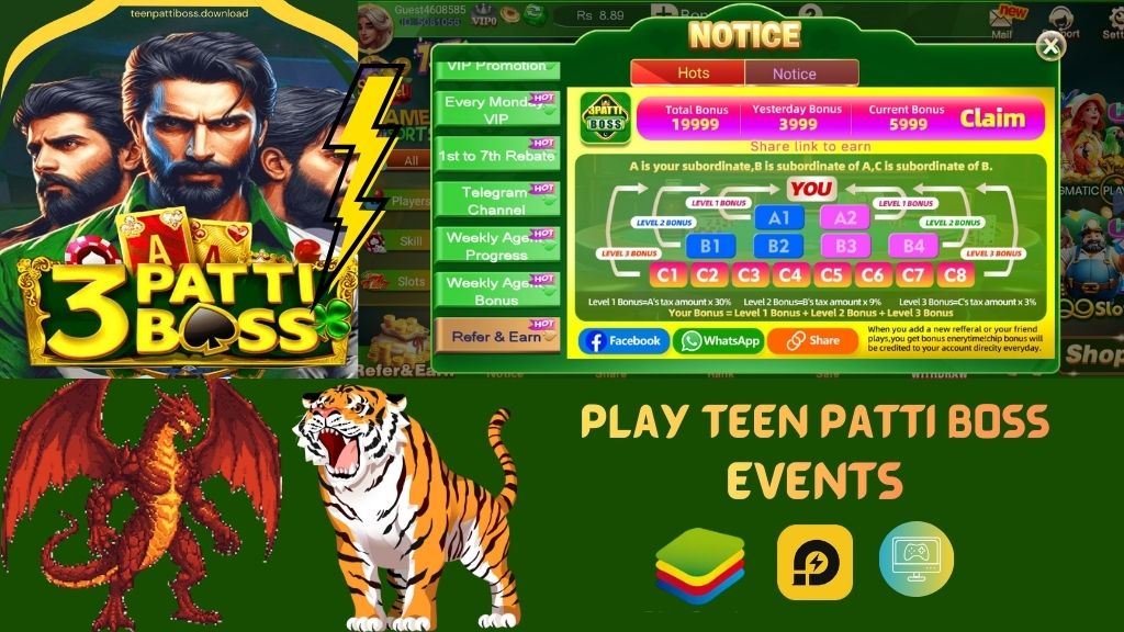 teen patti boss events